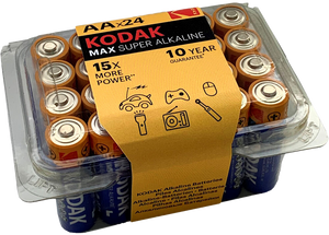 Kodak MAX AA Alkaline Batteries (24-Pack)