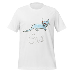 cat sketch t shirt