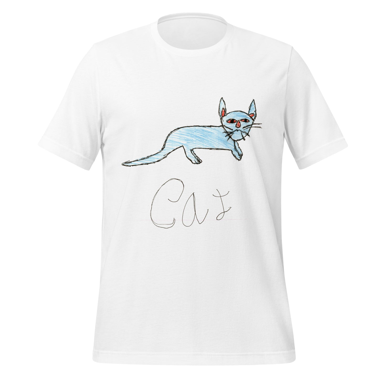 cat sketch t shirt